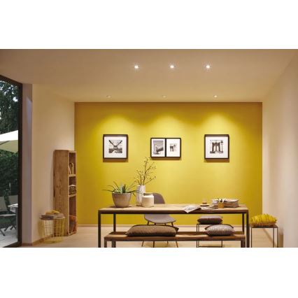 Paulmann 93485 - SET 3xLED/6W IP23 Lampada da incasso dimmerabile per bagni NOVA 230V