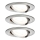 Paulmann 93652 - SET 3x LED GU10/6,1W IP23 Lampada da incasso per bagno 230V