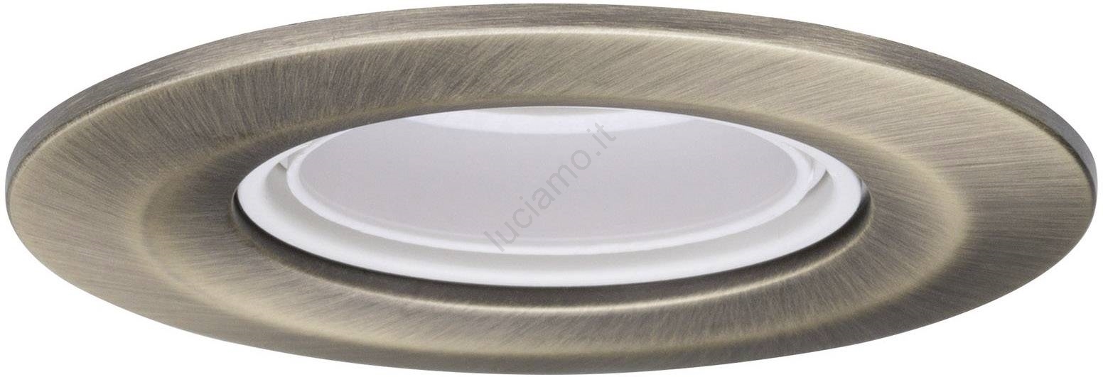 Faretto Da Incasso Paulmann Nova Retro - Rotondo, E27, Fino 10W, Colore Bronzo - Foto 8