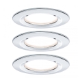 Paulmann 93874 - SET 3xLED/6,8W IP44 Lampada da incasso dimmerabile per bagni COIN 230V