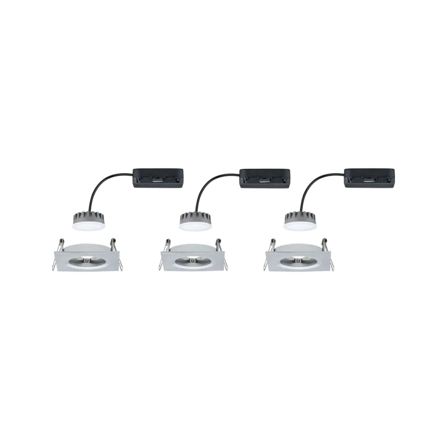 Paulmann 93895 - SET 3xLED/6W IP44 Lampada da incasso dimmerabile per bagni NOVA 230V