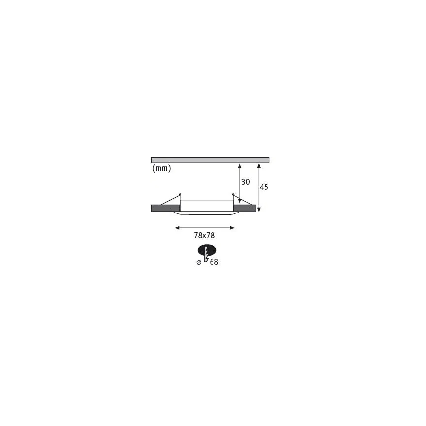 Paulmann 93895 - SET 3xLED/6W IP44 Lampada da incasso dimmerabile per bagni NOVA 230V