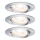 Paulmann 93943 - Set di 3 faretti da incasso LED/6,8 W IP23 dimmerabili COIN 230 V