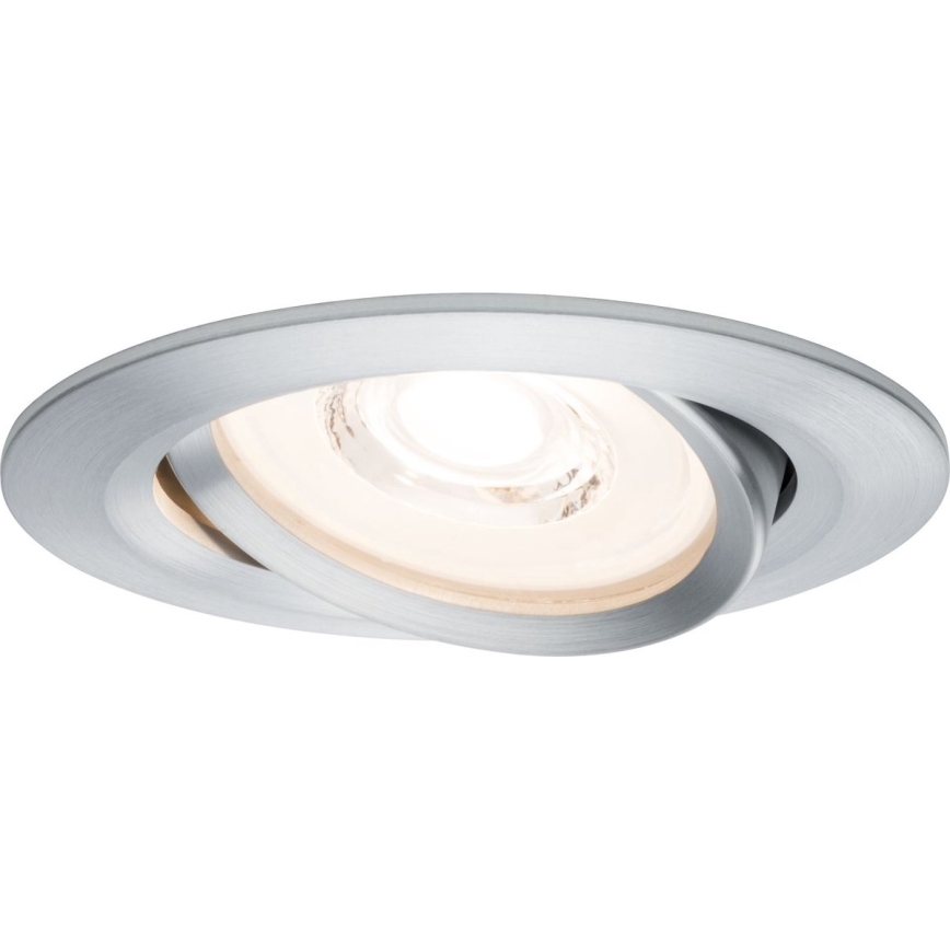 Paulmann 93943 - Set di 3 faretti da incasso LED/6,8 W IP23 dimmerabili COIN 230 V