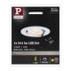 Paulmann 93945 - LED/6,8W IP23 Dimmable bathroom da incasso chiaro COIN 230V
