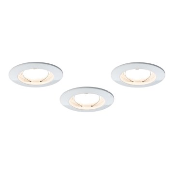Paulmann 93956 - SET 3xLED/7W IP44 Lampada da bagno dimmerabile COIN 230V