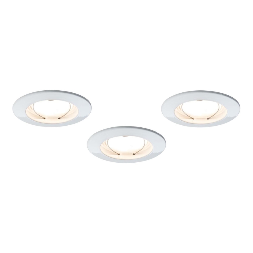 Paulmann 93956 - SET 3xLED/7W IP44 Lampada da bagno dimmerabile COIN 230V