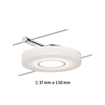 Paulmann 94090 - LED/4W Faretto per sistema di corde DISC 12V bianco
