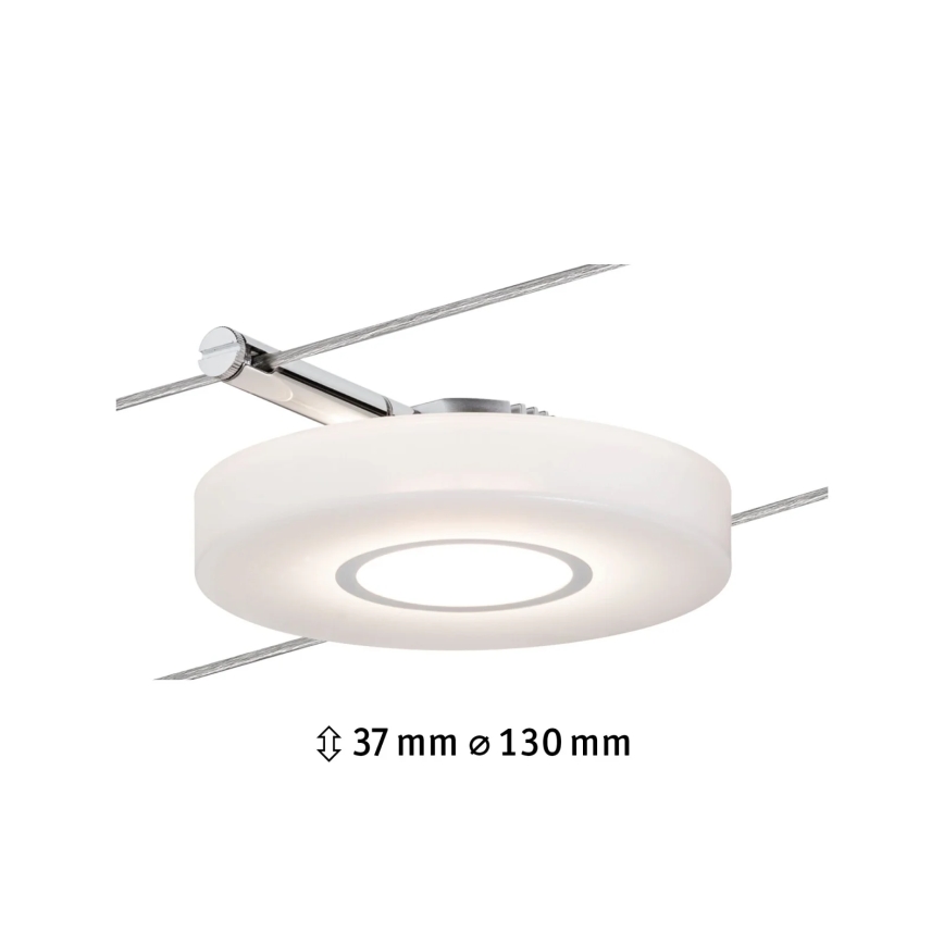 Paulmann 94090 - LED/4W Faretto per sistema di corde DISC 12V bianco