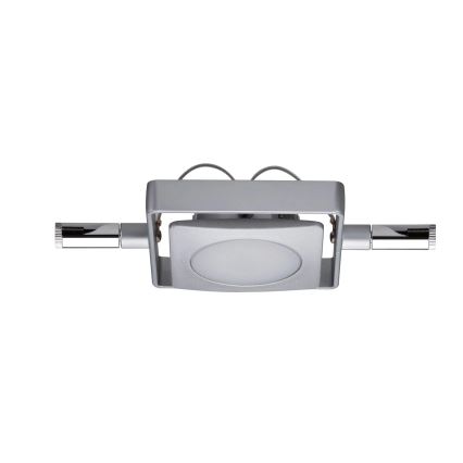Paulmann 94107 - Set 4 faretti LED da 4,3 W per sistema a cavo MAC 230 V, finitura cromo satinato