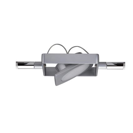 Paulmann 94107 - Set 4 faretti LED da 4,3 W per sistema a cavo MAC 230 V, finitura cromo satinato