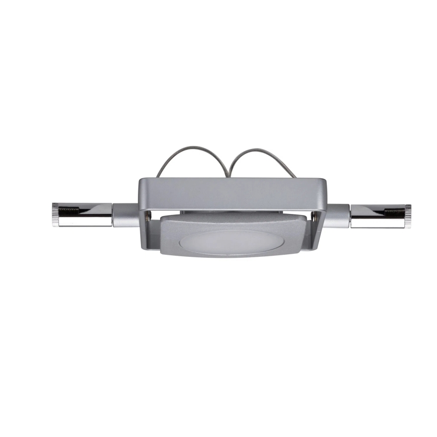 Paulmann 94107 - Set di 4 LED da 4,3 W, sistema completo a cavo MAC 230 V, cromo satinato