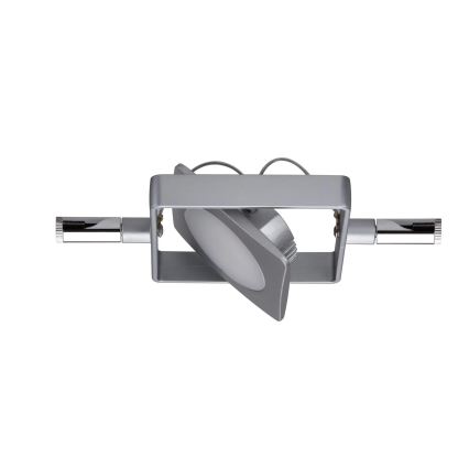 Paulmann 94107 - Set di 4 LED da 4,3 W, sistema completo a cavo MAC 230 V, cromo satinato