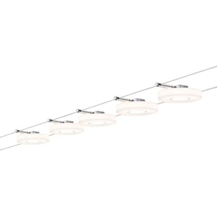 Paulmann 94109 - SET 5xLED/4,3W Faretto per sistema a cavi MAC 230V