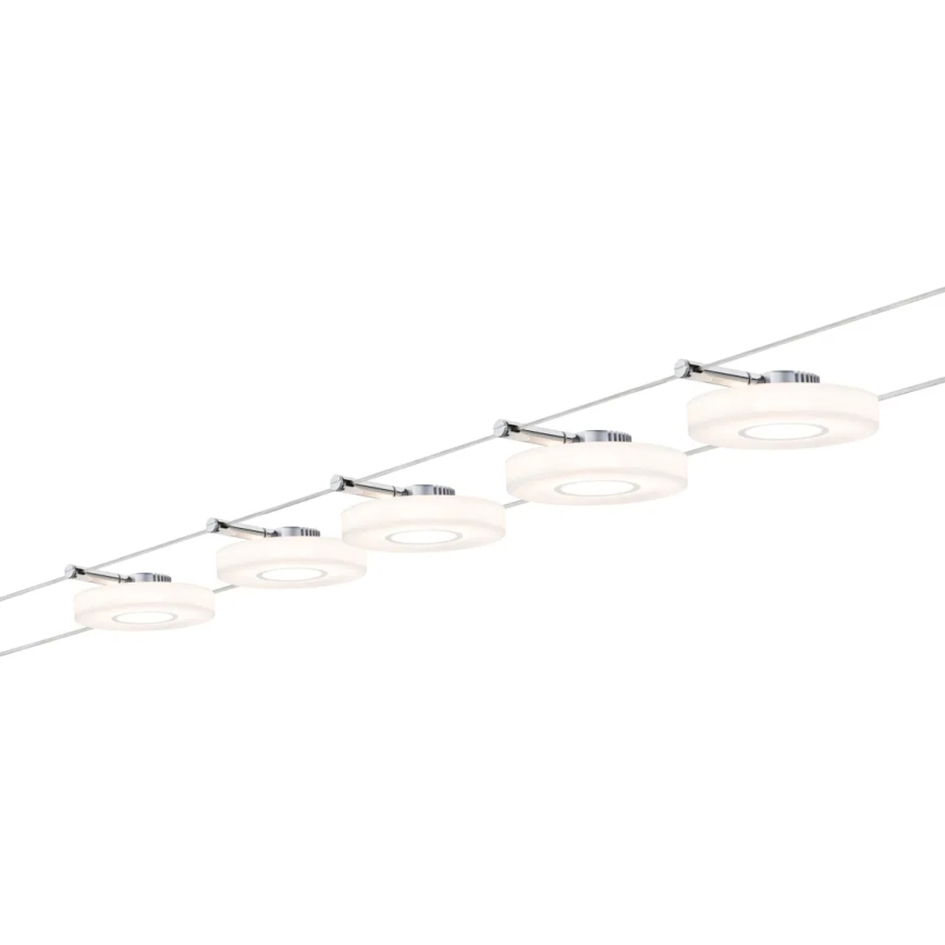 Paulmann 94109 - SET 5xLED/4,3W Faretto per sistema a cavi MAC 230V