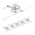 Paulmann 94133 - Set 5xGU5,3/10W, sistema completo a cavo MAC 230V, cromo opaco