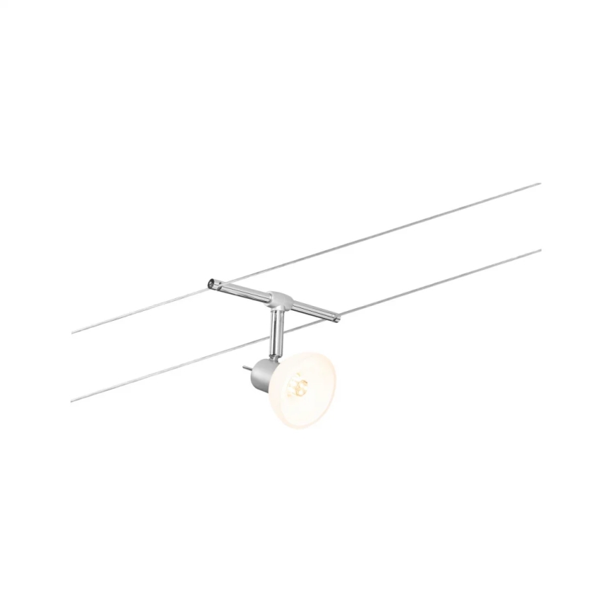 Paulmann 94136 - SET 5xGU5,3/10W Sistema completo a cavo SHEELA 230V, cromo lucido