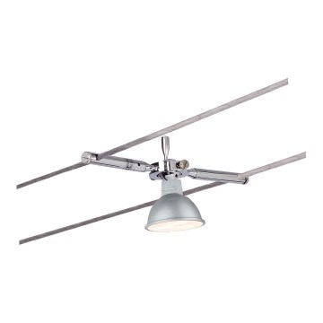 Paulmann 94147 - 1x GU5.3/10W Faretto per sistema a cavo TOGO 12V cromo opaco