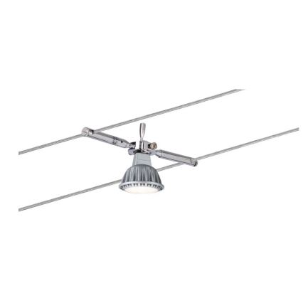 Paulmann 94147 - 1x GU5.3/10W Faretto per sistema a cavo TOGO 12V cromo opaco
