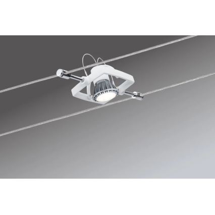 Paulmann 94149 - SET 5xGU5,3/10W Faretto per sistema a cavi TECH 230V bianco