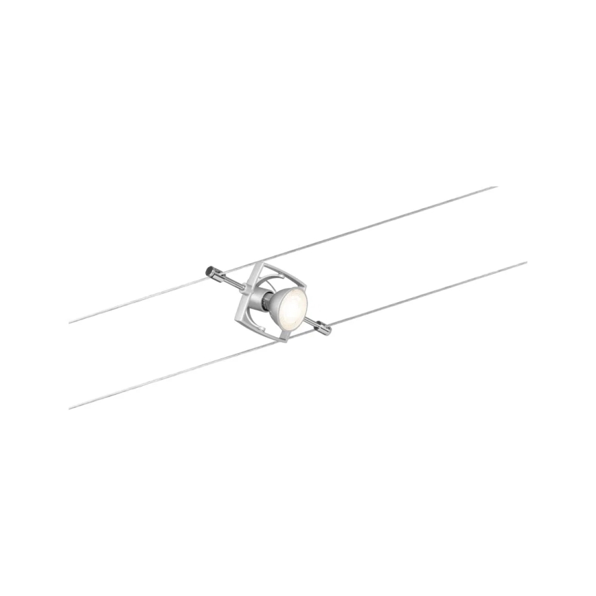 Paulmann 94152 - Set completo 7x GU5,3/10W, sistema a cavo MAC 230V, cromo opaco