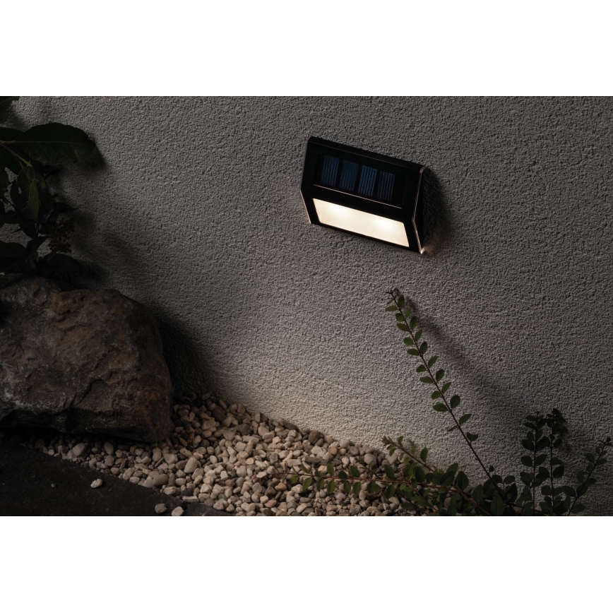 Paulmann 94234 - LED/0,05W IP44 Lampada solare da esterno con sensore DAYTON 1,2V 400 mAh