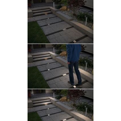 Paulmann 94238 - LED/0,7W IP67 Lampada segnapasso solare ARON 3,7V 650 mAh