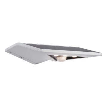 Paulmann 94244 - Applique solare da parete LED/1,2W IP44 con sensore YOKO 3,7V 1800 mAh bianca