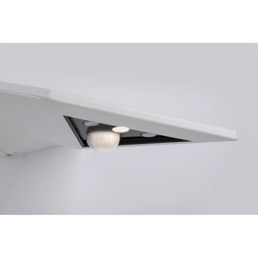Paulmann 94244 - Applique solare da parete LED/1,2W IP44 con sensore YOKO 3,7V 1800 mAh bianca