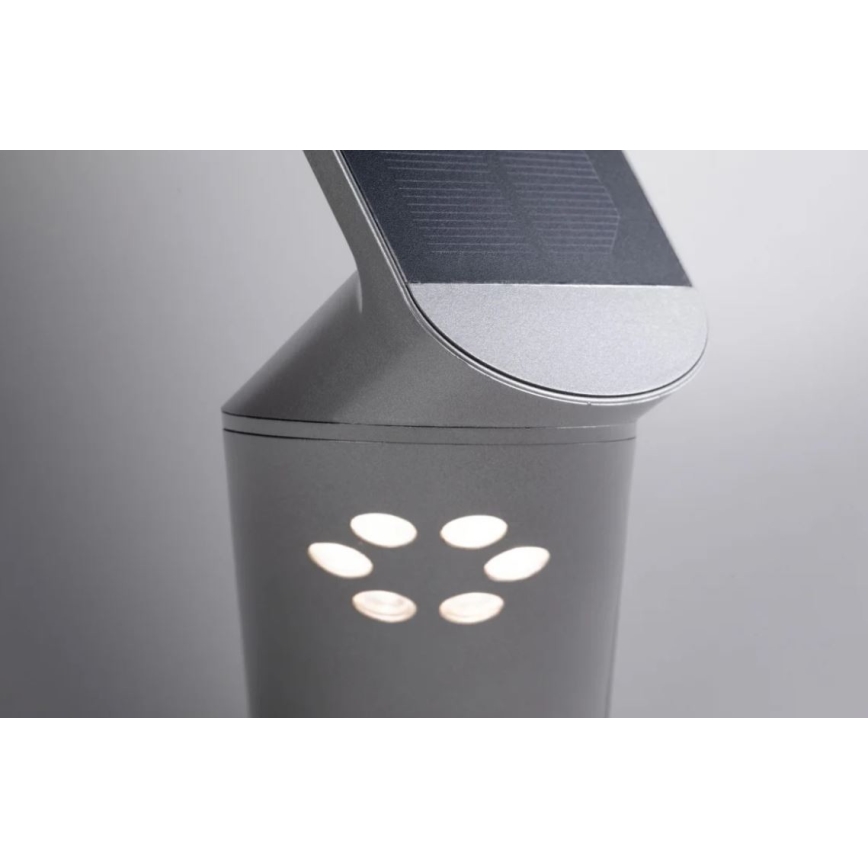 Paulmann 94261 - LED/1,2W IP44 Applique solare con sensore ILIAS 3,7V 1800 mAh