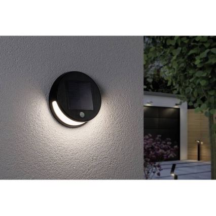 Paulmann 94265 - LED/3W IP44 Lampada solare da esterno con sensore HELENA 3,7V 1800 mAh