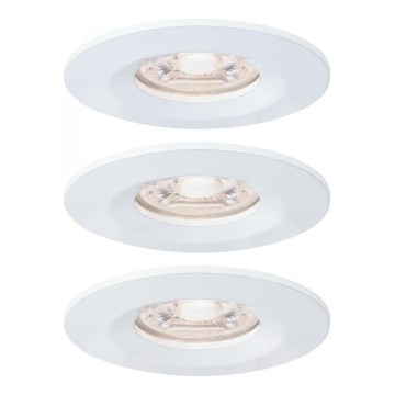 Paulmann 94299 - SET 3xLED/4W IP44 Lampada da incasso per bagno NOVA 230V