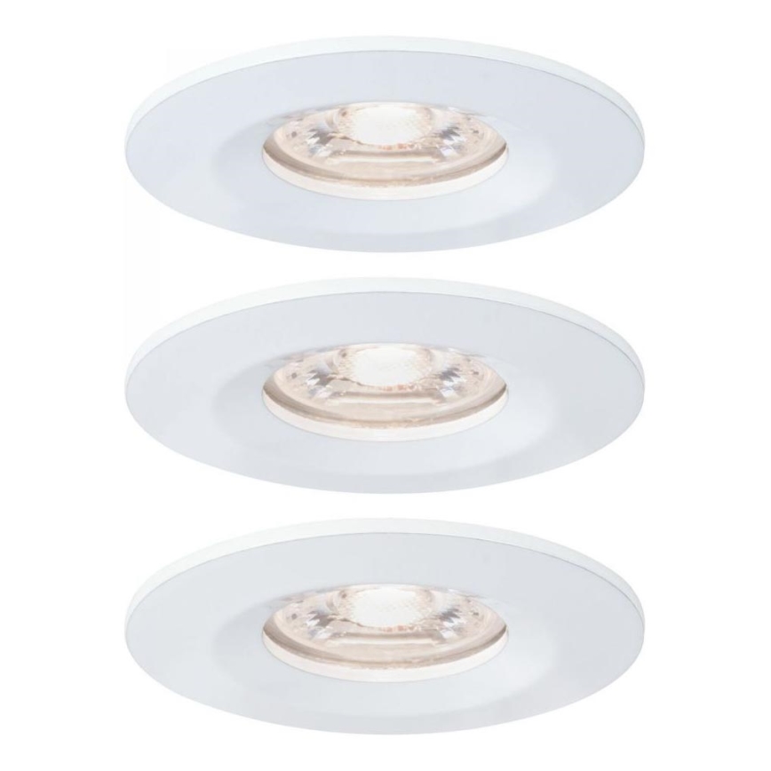 Paulmann 94299 - SET 3xLED/4W IP44 Lampada da incasso per bagno NOVA 230V