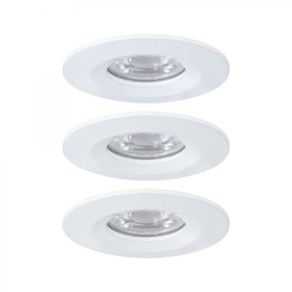 Paulmann 94299 - SET 3xLED/4W IP44 Lampada da incasso per bagno NOVA 230V