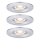 Paulmann 94303 - SET 3xLED/4W IP44 Lampada da incasso per bagno COIN 230V