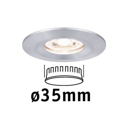 Paulmann 94304 - LED/4W IP44 Lampada da incasso per bagno COIN 230V