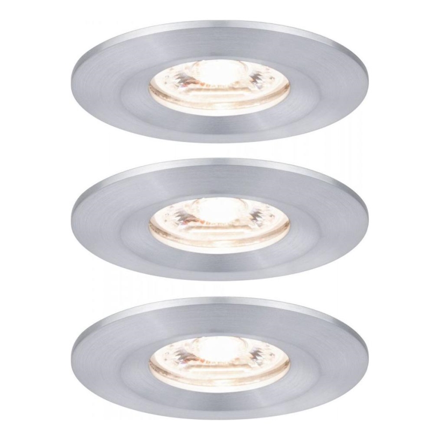 Paulmann 94305 - SET 3xLED/4W IP44 Lampada da incasso per bagno NOVA 230V