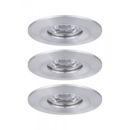 Paulmann 94305 - SET 3xLED/4W IP44 Lampada da incasso per bagno NOVA 230V