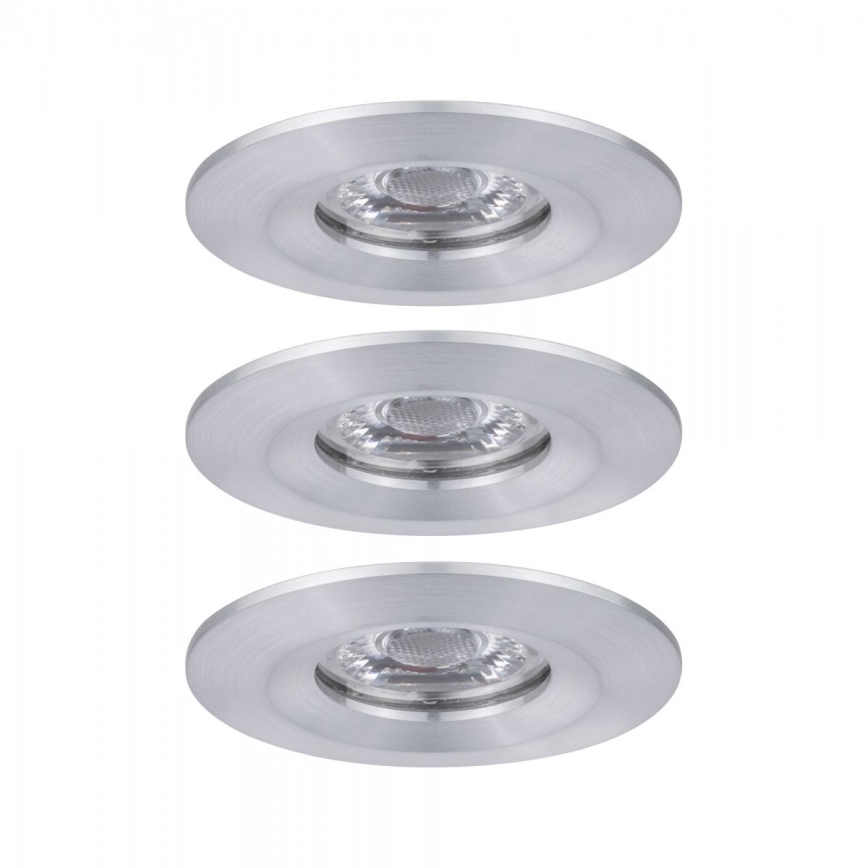 Paulmann 94305 - SET 3xLED/4W IP44 Lampada da incasso per bagno NOVA 230V