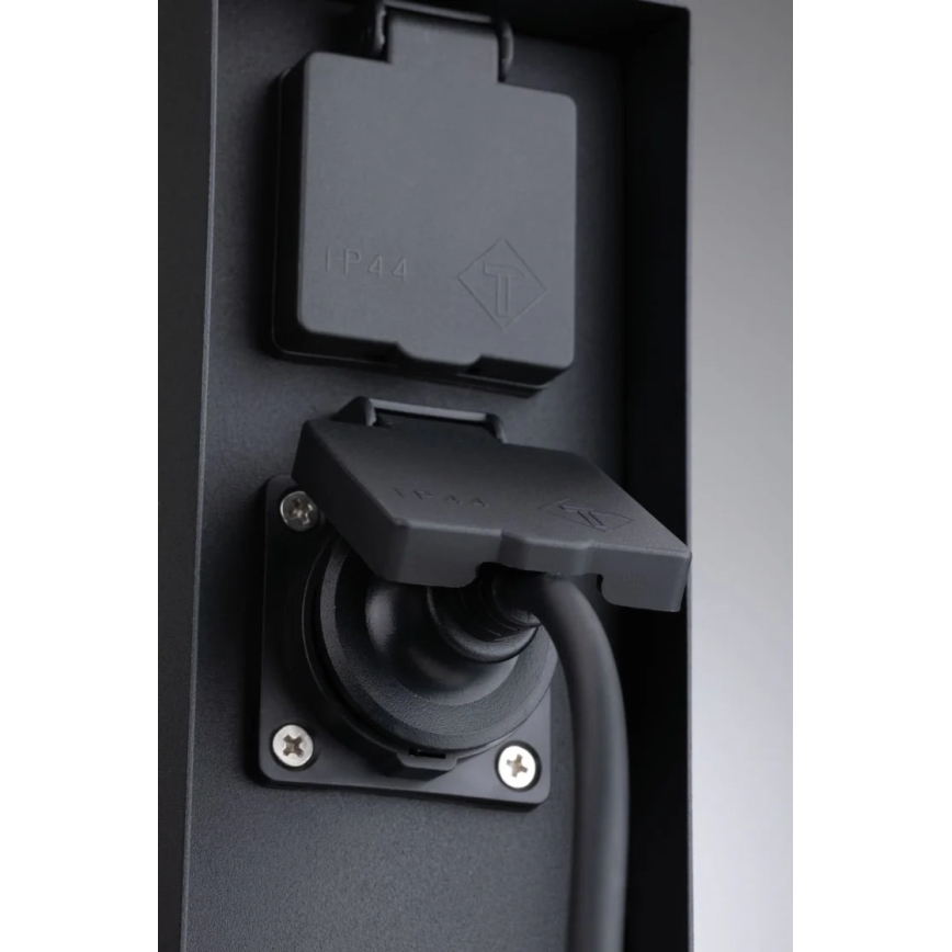 Paulmann 94313 - Multipresa verticale da esterno RIO 4Z SCHUKO 230V IP44