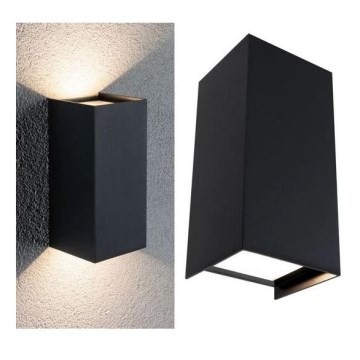 Paulmann 94325 - 2xLED/6,5W IP44 Lampada da parete esterna FLAME 230V