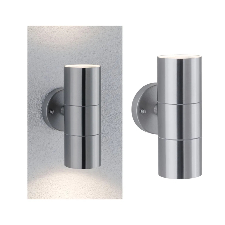 Paulmann 94331 - 2xGU10/10W IP44 Applique da esterno FLAME 230V