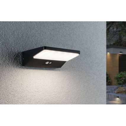 Paulmann 94333 - LED/7,4W IP44 Applique da esterno con sensore HOUSE 230V