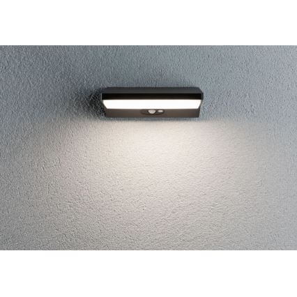 Paulmann 94333 - LED/7,4W IP44 Applique da esterno con sensore HOUSE 230V