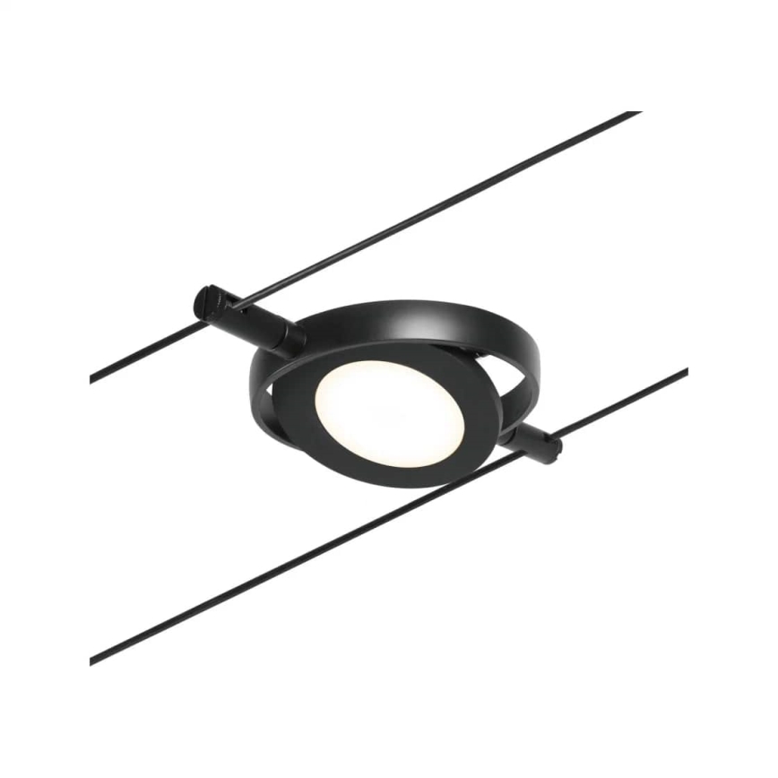 Paulmann 94418 - Set 5xLED/4,5W Sistema completo a cavo ROUNDMAC 230V nero