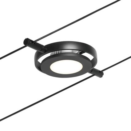 Paulmann 94418 - Set 5xLED/4,5W Sistema completo a cavo ROUNDMAC 230V nero