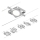 Paulmann 94420 - Kit completo sistema a cavo MAC 230V, 5x LED da 4,5W, cromo opaco