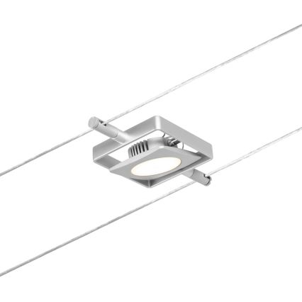 Paulmann 94420 - Kit completo sistema a cavo MAC 230V, 5x LED da 4,5W, cromo opaco