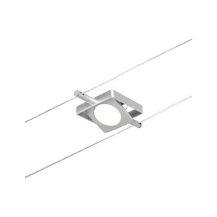Paulmann 94420 - Kit completo sistema a cavo MAC 230V, 5x LED da 4,5W, cromo opaco