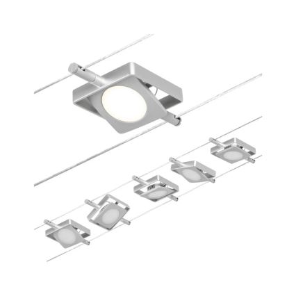 Paulmann 94420 - SET 5xLED/4,5W Faretto per sistema a binario MAC 230V cromo opaco